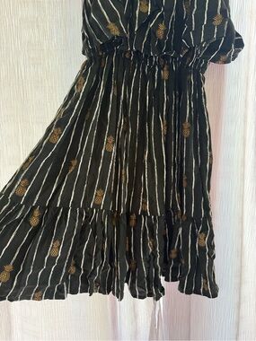Moana Short Dress Pineapple Print S/M
